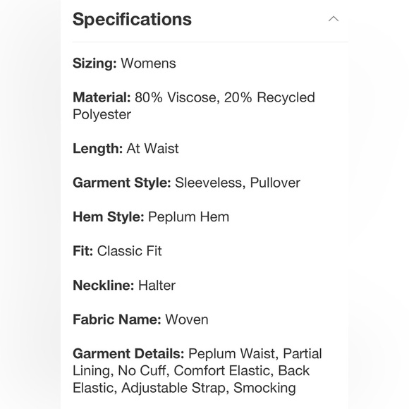 New! Womens Cami tank top - Picture 7 of 7